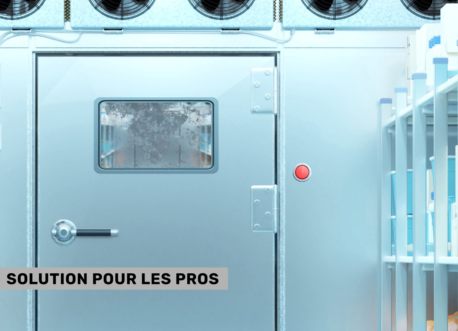 Sytème d'alarme utilisé pour le froid dans un cadre professionnel