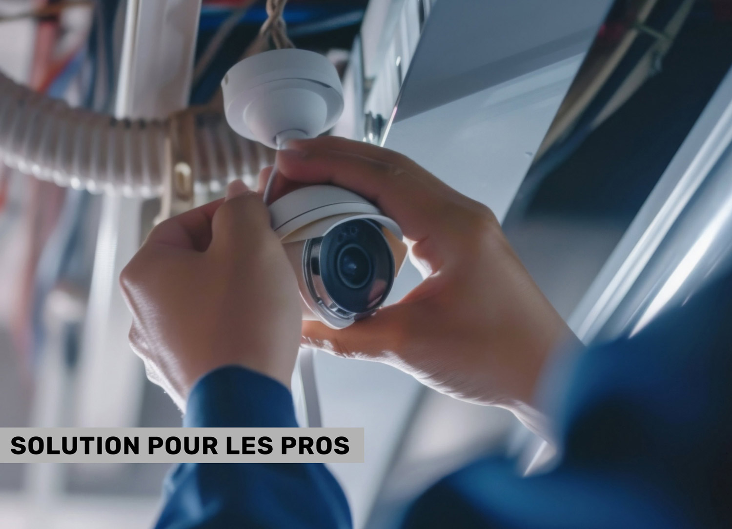 Installation d'une caméra de vidéosurveillance dans un cadre professionel