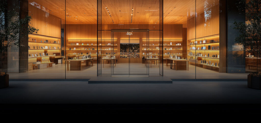 Magasin d'électroménager protégé contre le vol par des alarmes et de la télésurveillance