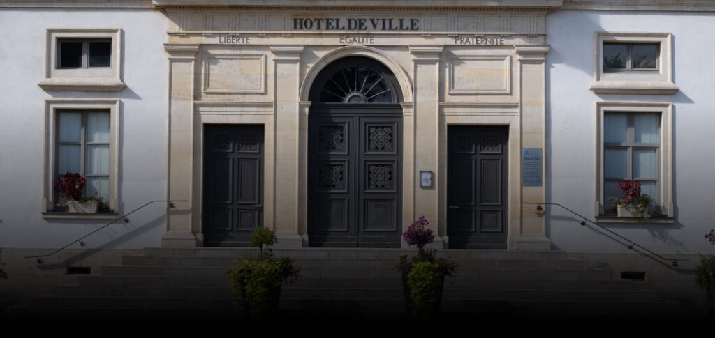 Hotel de ville protégé par des systèmes de vidéosurveillance